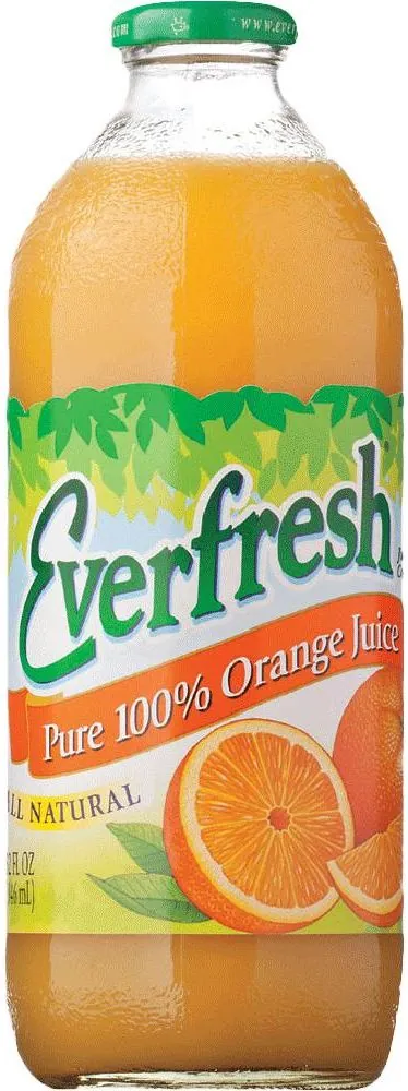 Everfresh Juice Orange Juice Bottle (32 oz)