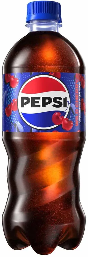 Pepsi Wild Cherry Flavor Soda Bottle (20 fl oz)