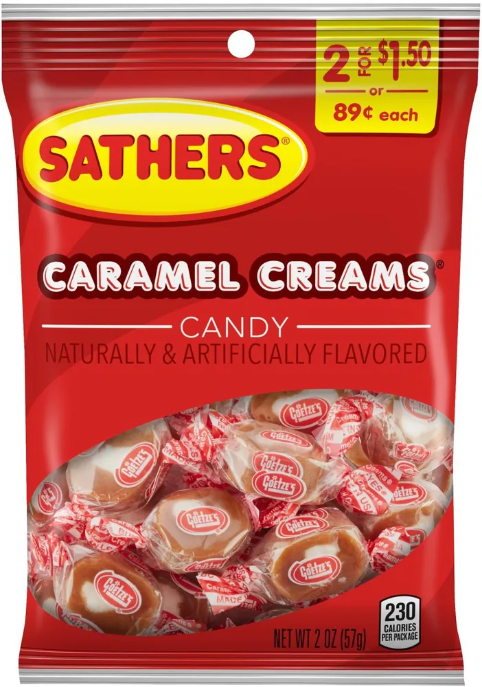 Sathers Caramel Creams Candy (57 g)
